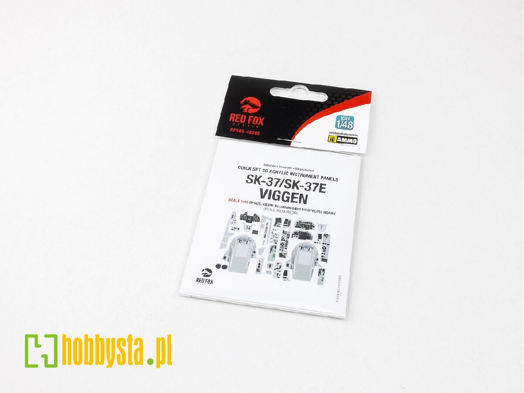 Saab Sk-37/Sk-37e Viggen - instrument Panel Set (Designed To Be Used With Special Hobby Kits) - zdjęcie 1 Saab Sk-37/Sk-37e Viggen - instrument Panel Set (Designed To Be Used With Special Hobby Kits) - zdjęcie 1