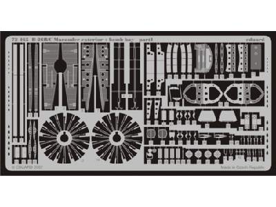  B-26B/ C/F/ G exterior + bomb bay 1/72 - Hasegawa - blaszki - zdjęcie 1