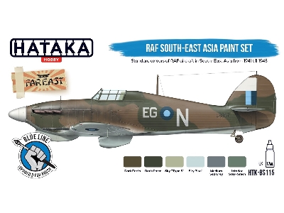Htk-bs115 Raf Sout-east Asia Paint Set - zdjęcie 2