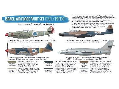 Htk-bs34 Israeli Air Force Paint Set - zdjęcie 3