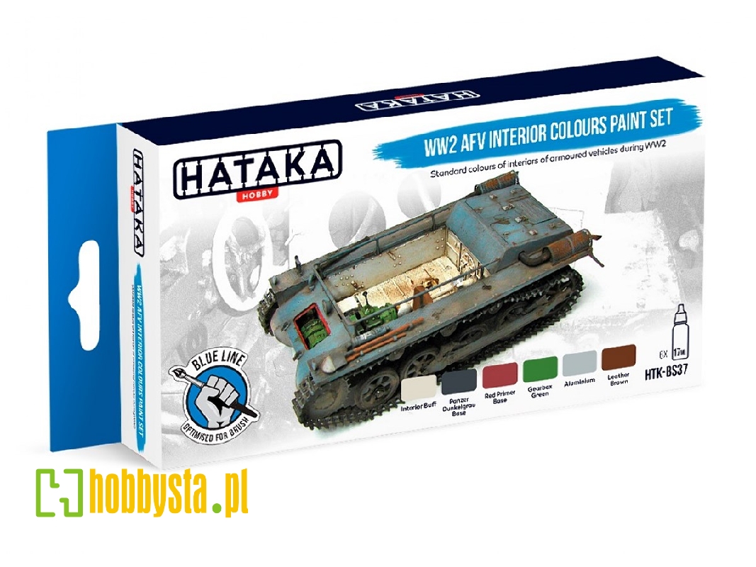 Htk-bs37 Ww2 Afv Interior Colours Paint Set - zdjęcie 1 Htk-bs37 Ww2 Afv Interior Colours Paint Set - zdjęcie 1