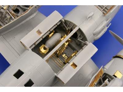  B-26B/ C/F/ G exterior + bomb bay 1/72 - Hasegawa - blaszki - zdjęcie 7