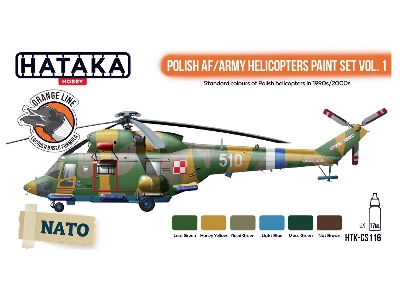 Htk-cs116 Polish Af/Army Helicopters Vol.1 Paint Set - zdjęcie 2