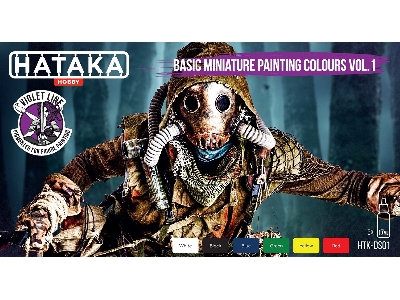 Htk-ds01 Basic Miniature Painting Colours Vol.1 - zdjęcie 2