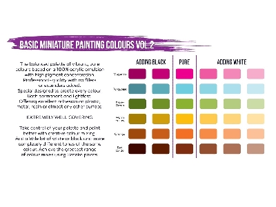 Htk-ds02 Basic Miniature Painting Colours Vol.2 - zdjęcie 3