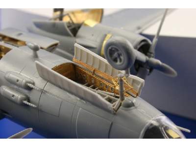  B-26B/ C/F/ G exterior + bomb bay 1/72 - Hasegawa - blaszki - zdjęcie 12