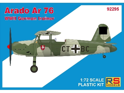 Arado Ar-76 Light Fighter - 3 Decal Versions For Luftwaffe - zdjęcie 1