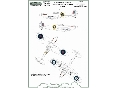 Supermarine Spitfire Roundels And Fin Flashes - Early - zdjęcie 2