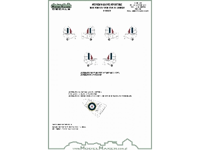 Supermarine Spitfire Roundels And Fin Flashes - Early - zdjęcie 3
