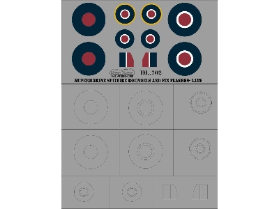 Supermarine Spitfire Roundels And Fin Flashes - Late - zdjęcie 1