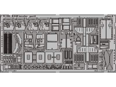  B-24J interior S. A. 1/72 - Hasegawa - blaszki - zdjęcie 4