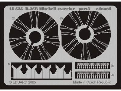  B-25B exterior 1/48 - Accurate Miniatures - blaszki - zdjęcie 4