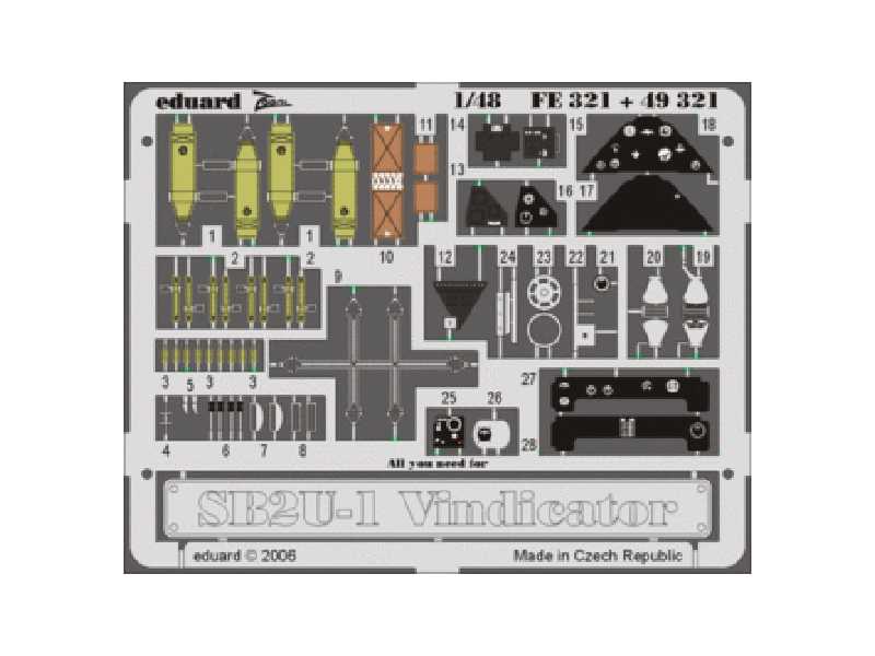 B-25B interior 1/48 - Accurate Miniatures - blaszki - zdjęcie 1 B-25B interior 1/48 - Accurate Miniatures - blaszki - zdjęcie 1