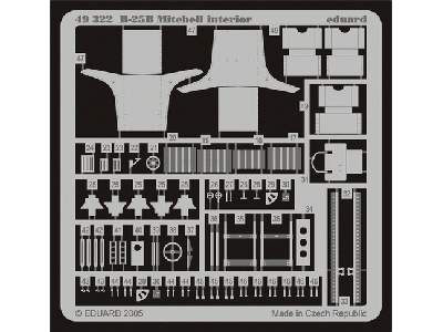  B-25B interior 1/48 - Accurate Miniatures - blaszki - zdjęcie 3