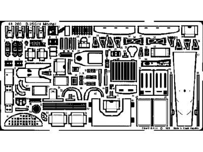  B-25G 1/48 - Monogram - blaszki - zdjęcie 1