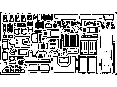  B-25G 1/48 - Monogram - blaszki - zdjęcie 2