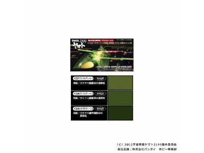 Cs-883 Garmillas Warships Color Set 1 - zdjęcie 2