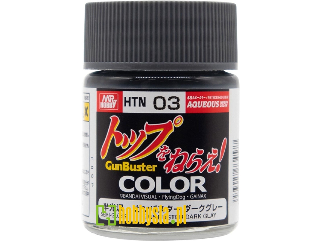 Htn03 Gunbuster Dark Gray Semi-gloss - zdjęcie 1 Htn03 Gunbuster Dark Gray Semi-gloss - zdjęcie 1