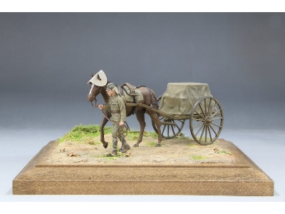 Imperial Japanese Army Military Horse-drawn Cart Type 39 Transport Cart Ko - zdjęcie 7