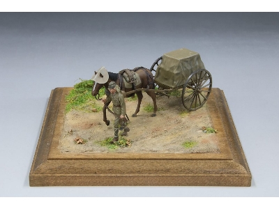 Imperial Japanese Army Military Horse-drawn Cart Type 39 Transport Cart Ko - zdjęcie 10