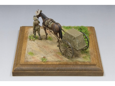 Imperial Japanese Army Military Horse-drawn Cart Type 39 Transport Cart Ko - zdjęcie 12