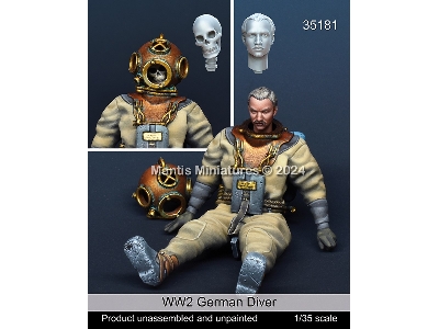 Ww2 German Diver (Alternative Heads) - zdjęcie 1