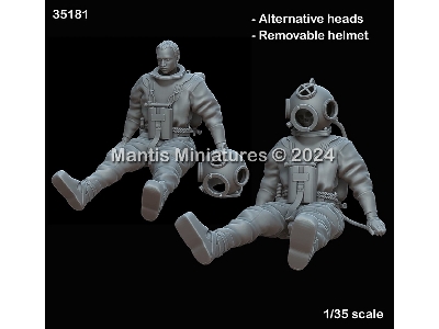 Ww2 German Diver (Alternative Heads) - zdjęcie 2
