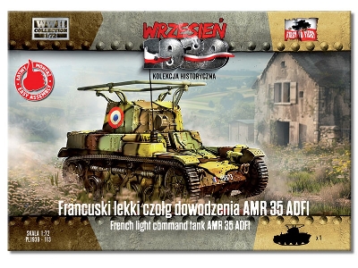 Francuski lekki czołg dowodzenia AMR 35 ADFI - zdjęcie 1