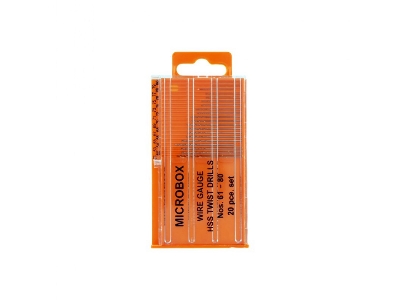 Modelcraft 20 Pce Microbox Drill Set (No.61 - 80) - zdjęcie 1