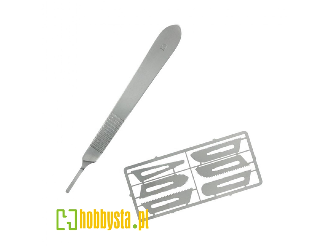 Modelcraft Precision Saw Set (0.24mm) With Scalpel Handle - zdjęcie 1 Modelcraft Precision Saw Set (0.24mm) With Scalpel Handle - zdjęcie 1