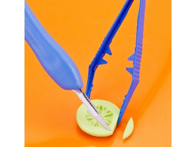 Plastic Scalpel Handle With 5 blades #11 - zdjęcie 3