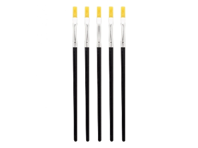 Modelcraft Set Of 5 Flat Brushes - zdjęcie 1