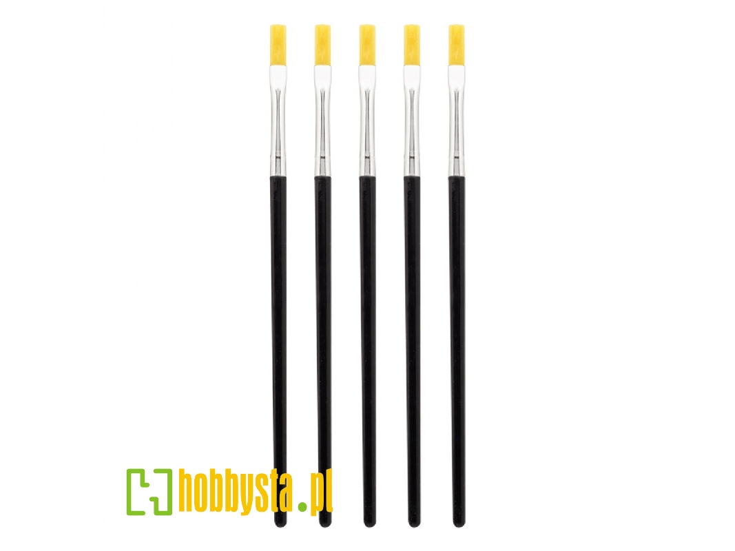 Modelcraft Set Of 5 Flat Brushes - zdjęcie 1