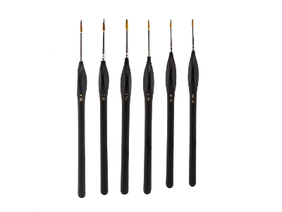 Modelcraft Fine Quality Synthetic Brush Set X6 - zdjęcie 1