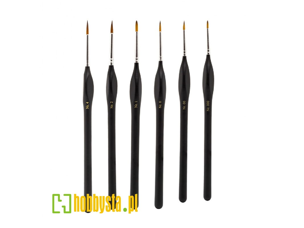 Modelcraft Fine Quality Synthetic Brush Set X6 - zdjęcie 1 Modelcraft Fine Quality Synthetic Brush Set X6 - zdjęcie 1