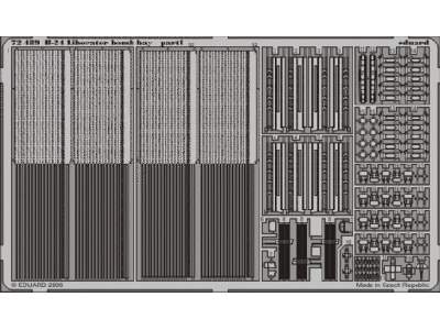  B-24 bomb bay 1/72 - Hasegawa - blaszki - zdjęcie 1