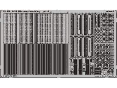 B-24 bomb bay 1/72 - Hasegawa - blaszki - zdjęcie 2