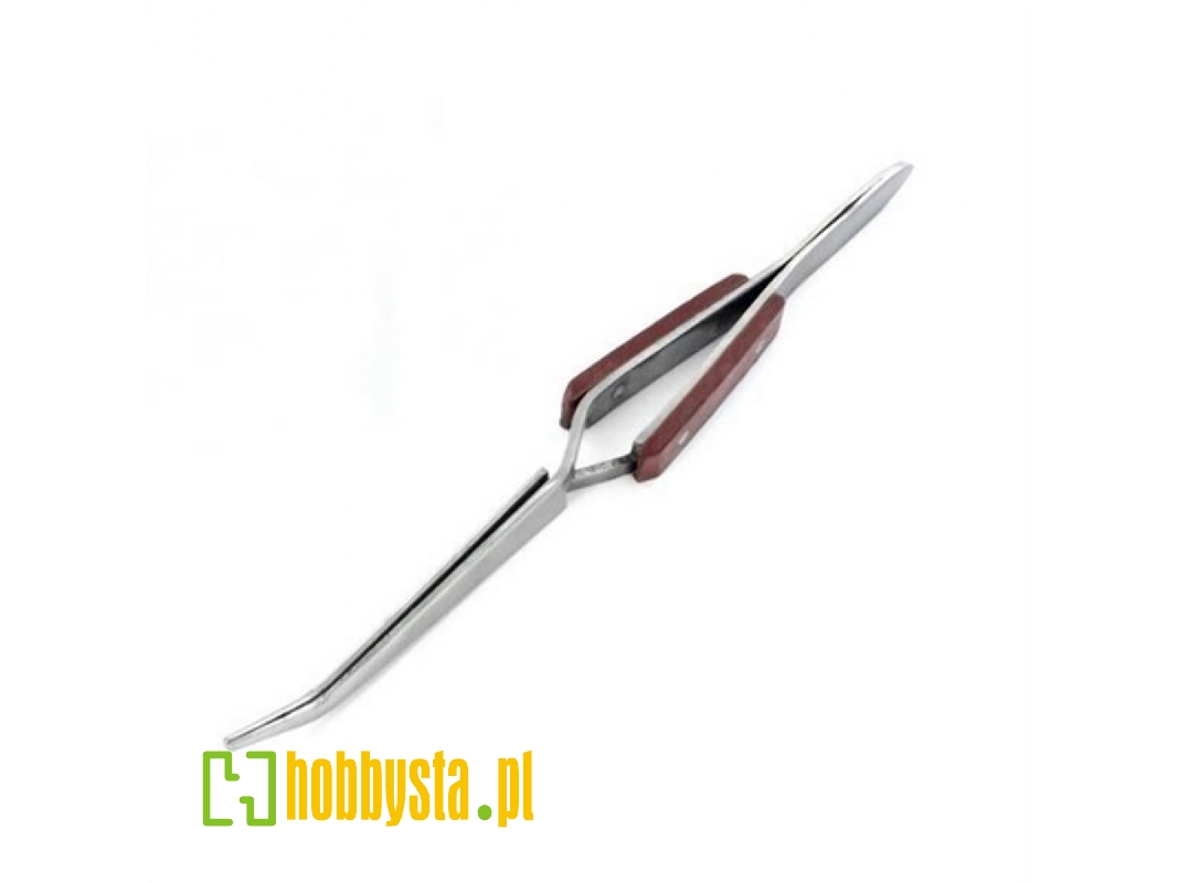 Reverse Action Tweezers With Curved Tips - zdjęcie 1 Reverse Action Tweezers With Curved Tips - zdjęcie 1
