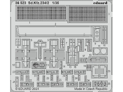 Sd. Kfz.234/2 1/35 - MINIART - zdjęcie 1
