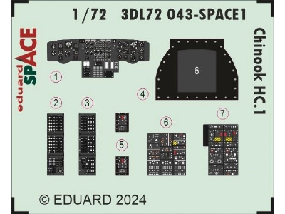 Chinook HC.1 SPACE 1/72 - AIRFIX - zdjęcie 1