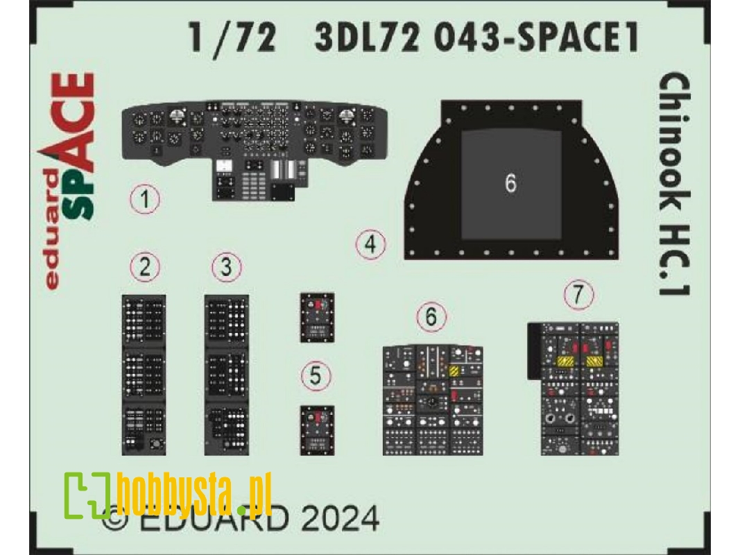 Chinook HC.1 SPACE 1/72 - AIRFIX - zdjęcie 1 Chinook HC.1 SPACE 1/72 - AIRFIX - zdjęcie 1