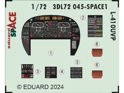 L-410UVP SPACE 1/72 - EDUARD - zdjęcie 1