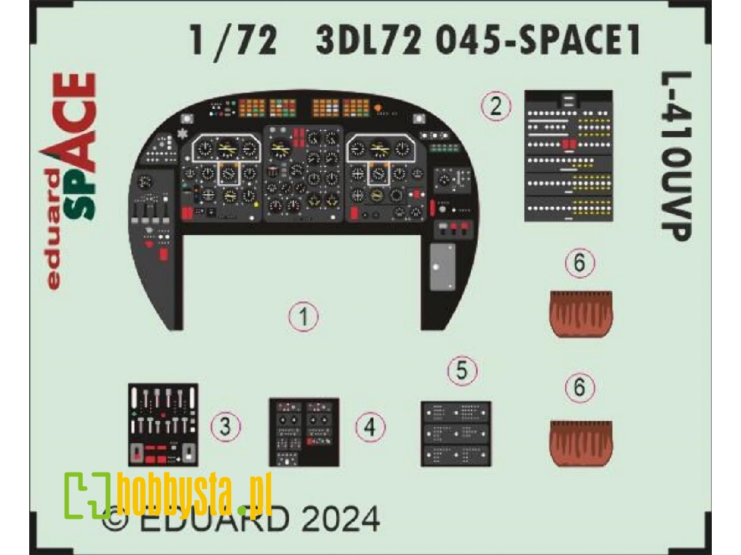 L-410UVP SPACE 1/72 - EDUARD - zdjęcie 1 L-410UVP SPACE 1/72 - EDUARD - zdjęcie 1