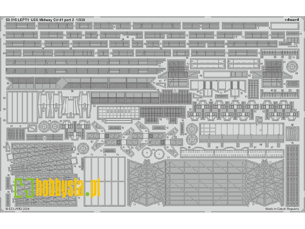 USS Midway CV-41 part 2 1/350 - TRUMPETER - zdjęcie 1 USS Midway CV-41 part 2 1/350 - TRUMPETER - zdjęcie 1
