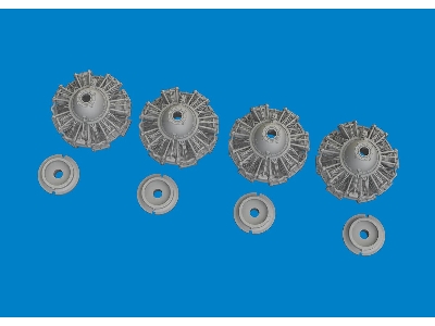 B-24J engines PRINT 1/48 - HOBBY BOSS - zdjęcie 3