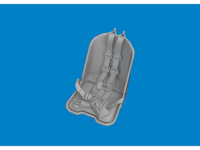 Fw 190A seat w/  integral belts PRINT 1/48 - EDUARD - zdjęcie 3