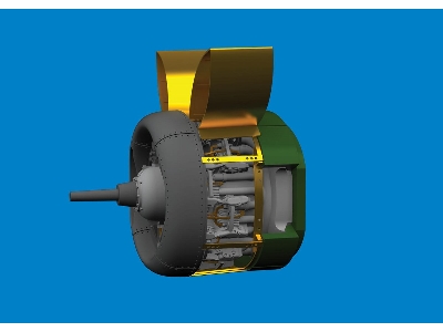 B-24H engines PRINT 1/72 - AIRFIX - zdjęcie 3