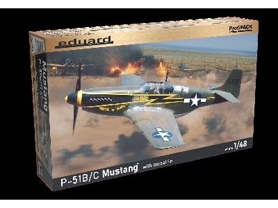 P-51B/ C Mustang w/  dorsal fin 1/48 - zdjęcie 1