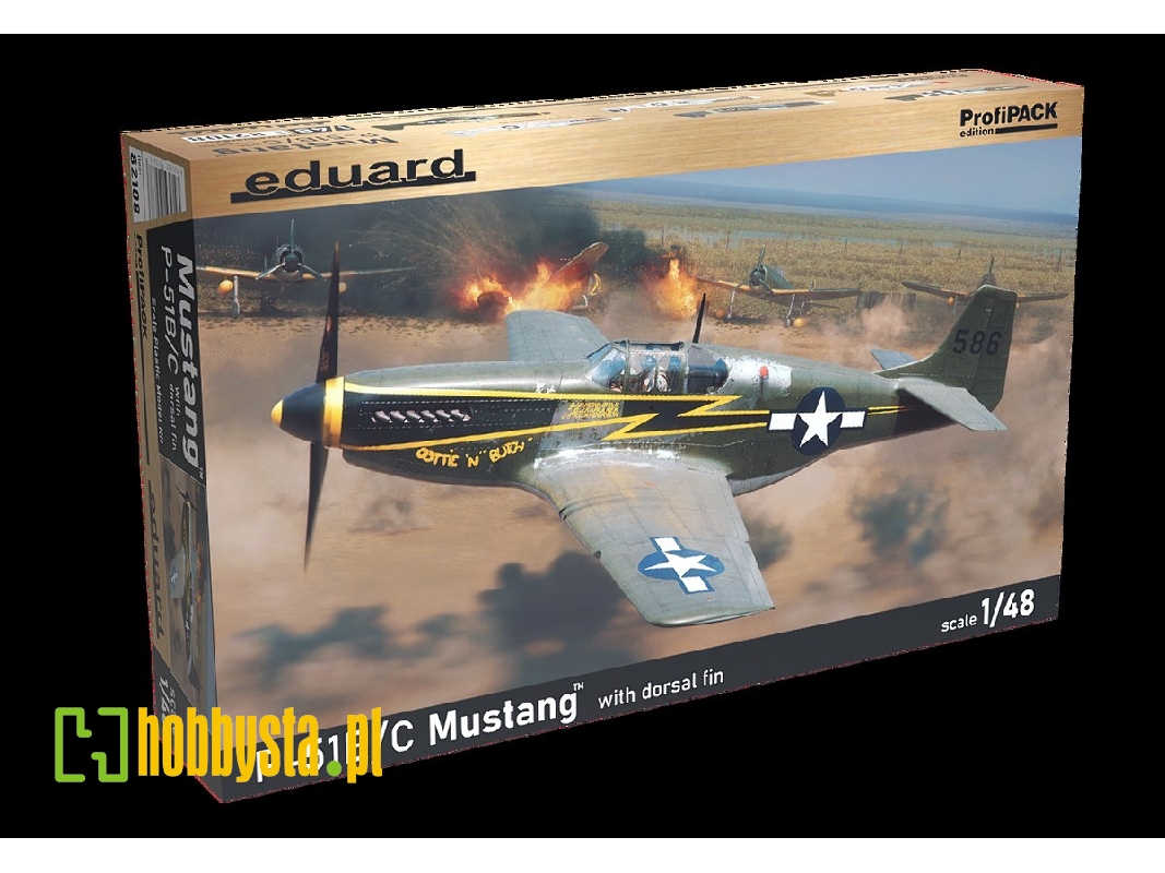 P-51B/ C Mustang w/  dorsal fin 1/48 - zdjęcie 1