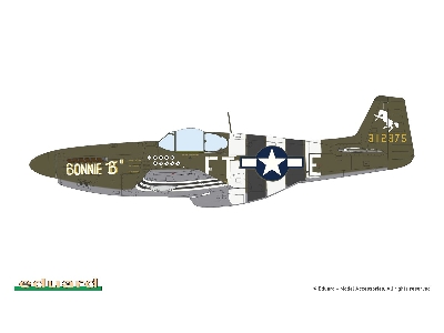 P-51B/ C Mustang w/  dorsal fin 1/48 - zdjęcie 3